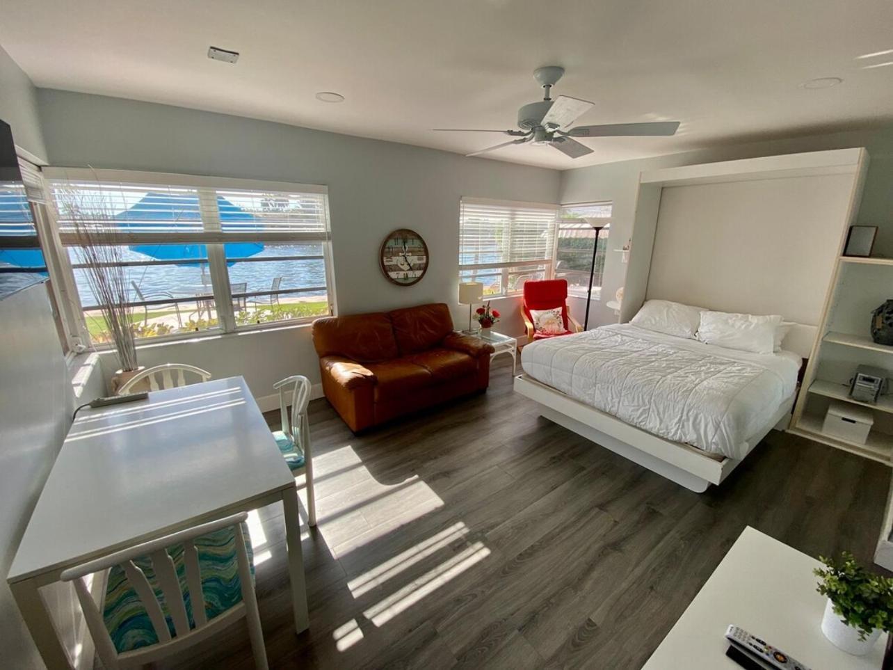 Studio Intracoastal Views! 5 Min Walk To The Beach Villa Pompano Beach Luaran gambar